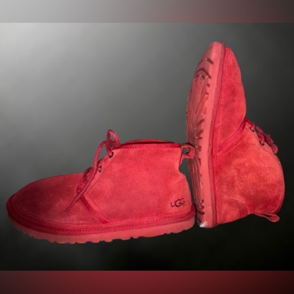 Ugg men’s red Neumel boots; sz 9 - Picture 3 of 7